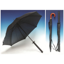 Auto Open Black Samurai Messer Straight Umbrella (SK-003)